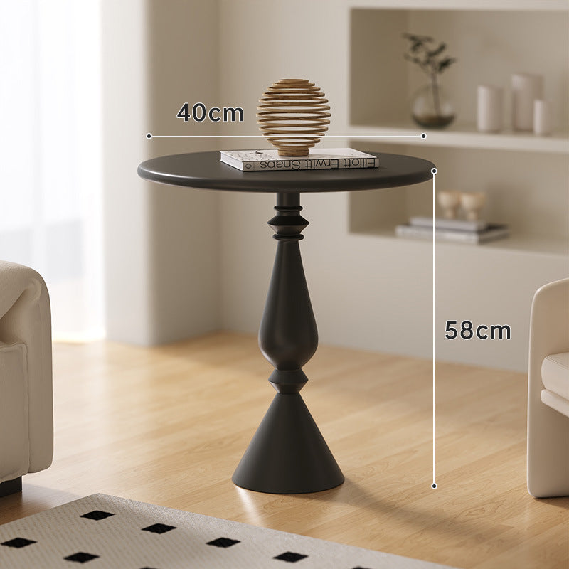 Compact Iron Balcony Table