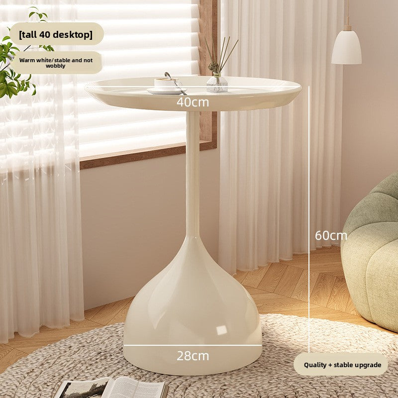 Compact Iron Balcony Table