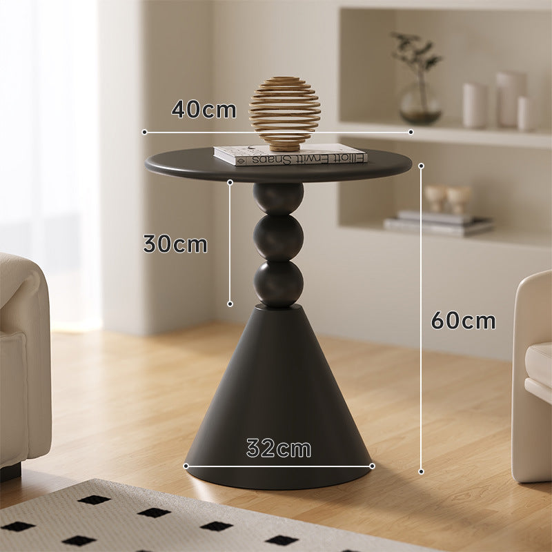 Compact Iron Balcony Table