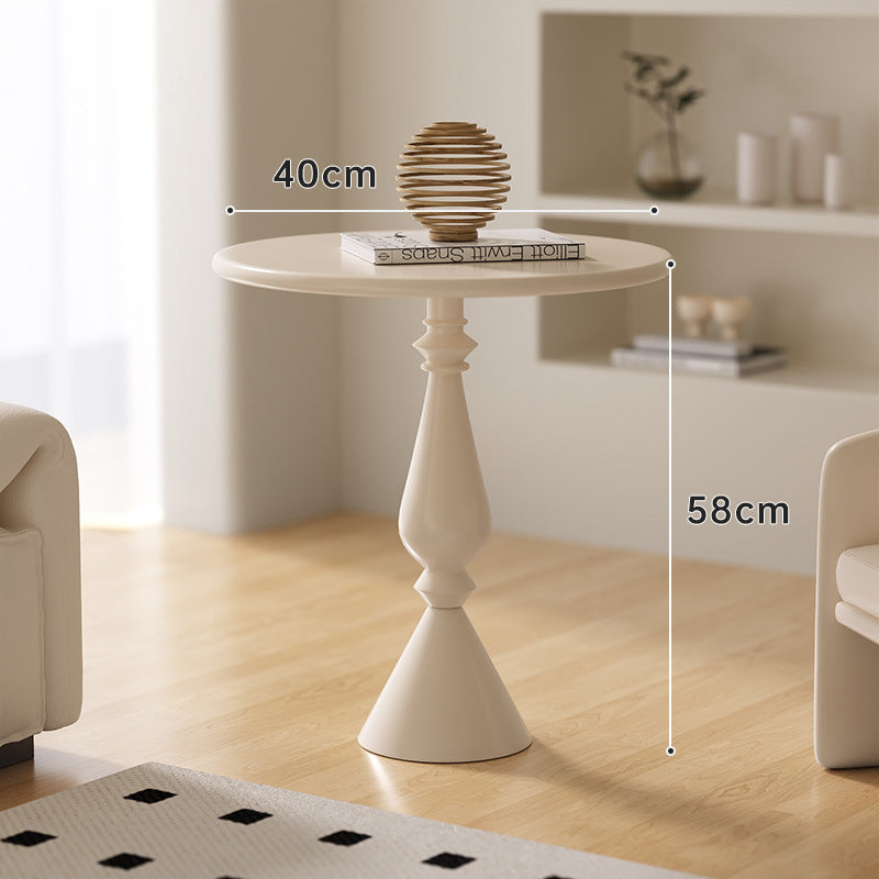 Compact Iron Balcony Table