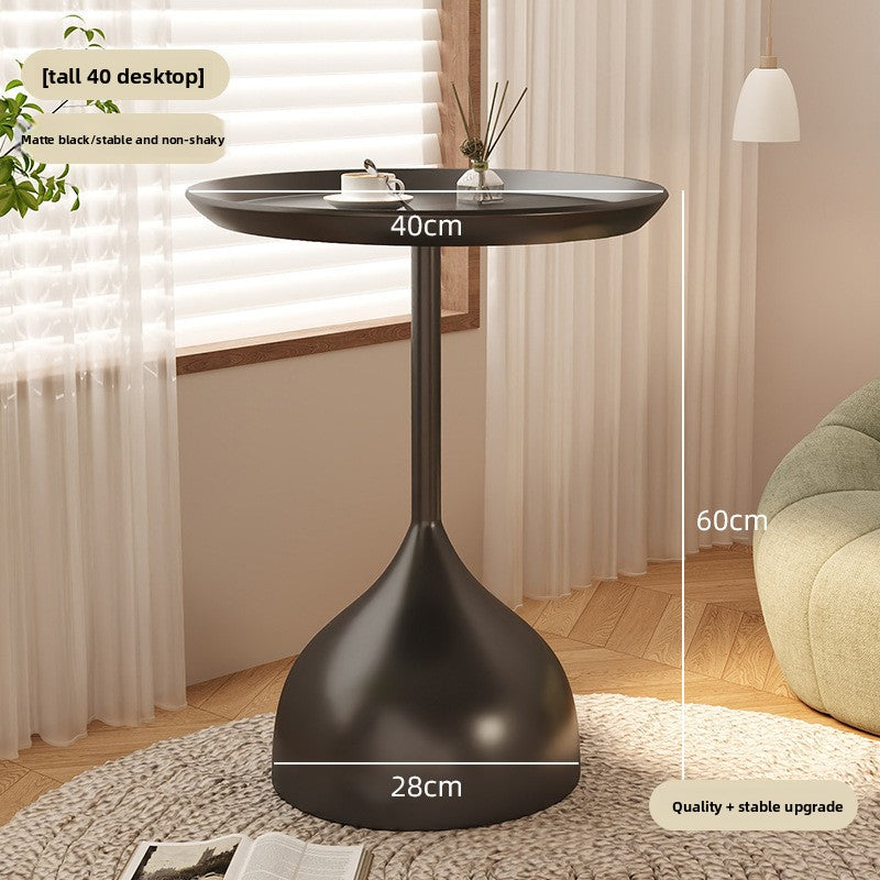 Compact Iron Balcony Table