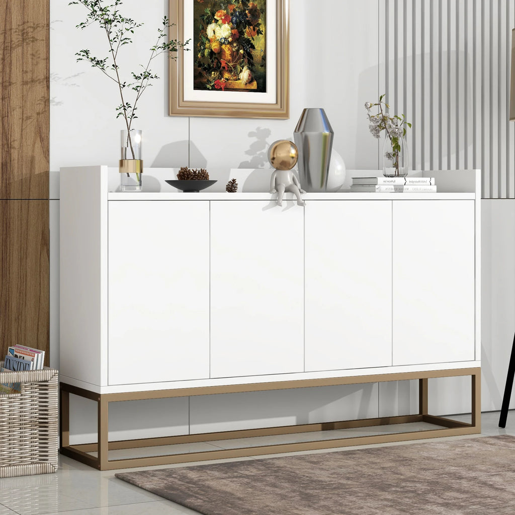 Modern 4 Doors Minimalist Chest of Drawers
