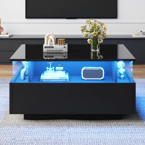 Modern Table with LED Lighting for Living room