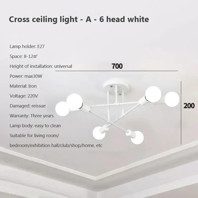 LED Ceiling Chandelier - Minimalist Design