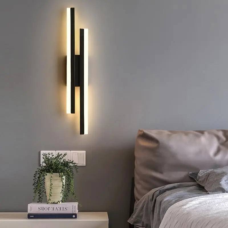 LED Wall Lamp - Modern Iron Design for Bedroom & Living Room | LUMORA