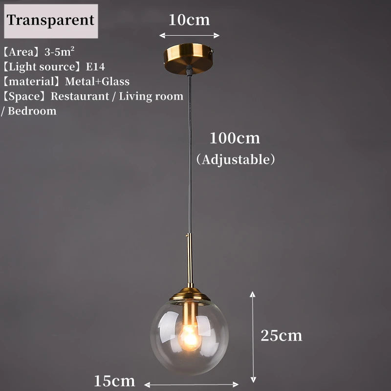 Modern Luxury Metal Chandelier Lamp