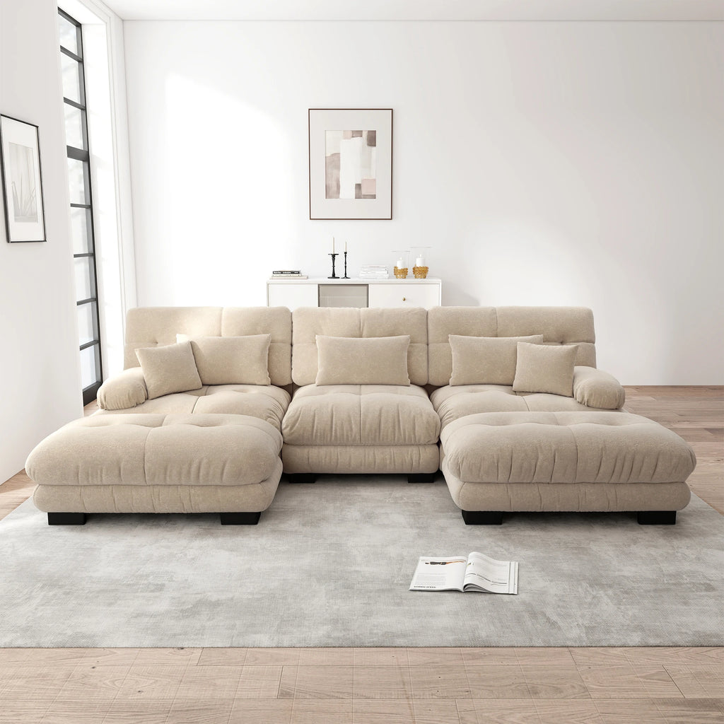 Luxurious Modular Corner Sofa - Premium Living Room Furniture | LUMORA