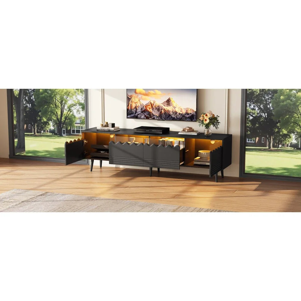 TV Bench with LED Lighing