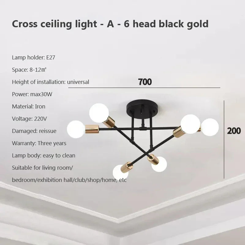 LED Ceiling Chandelier - Minimalist Design