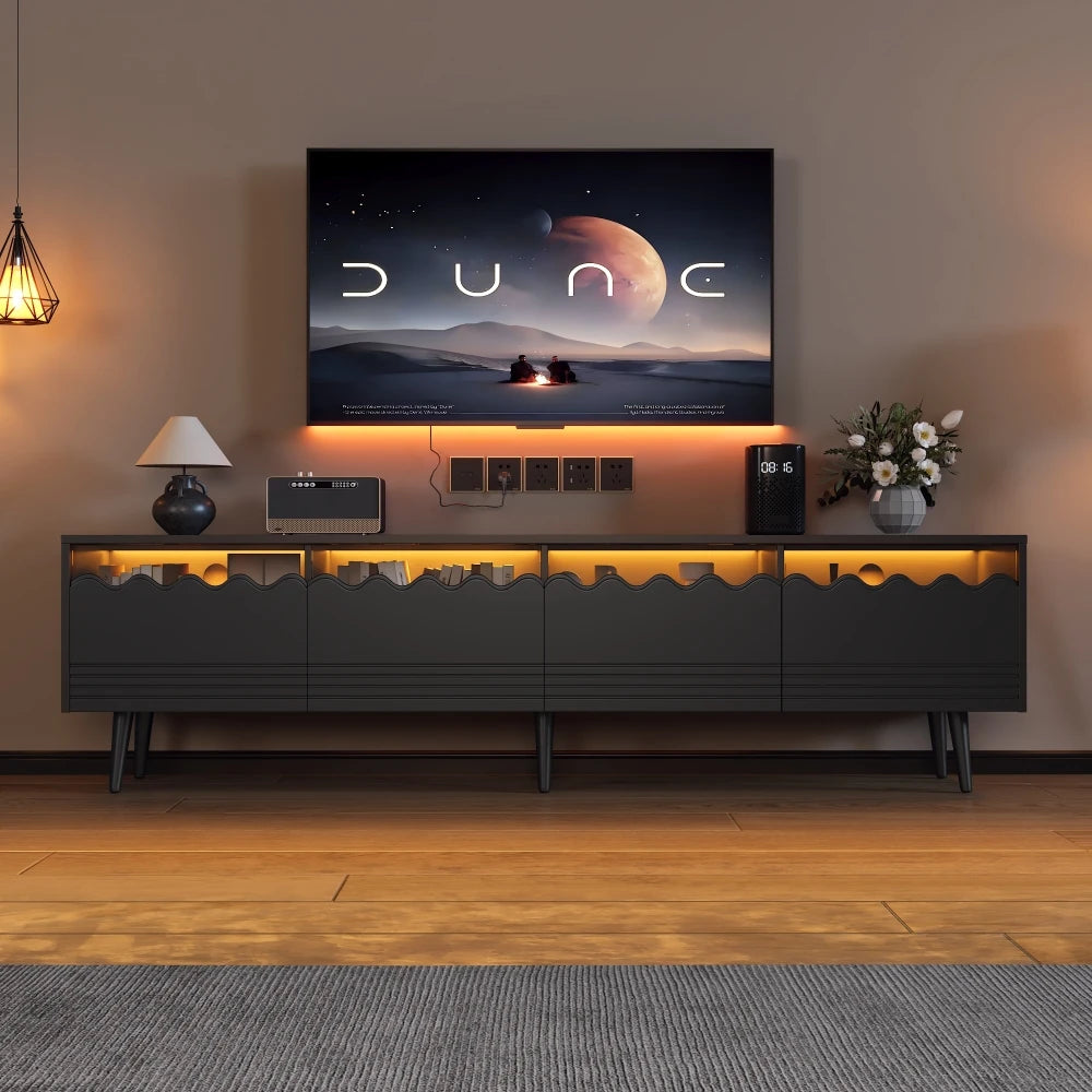 TV Bench with LED Lighing