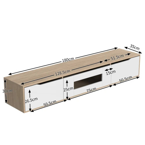 TV Bench with LED Lighting