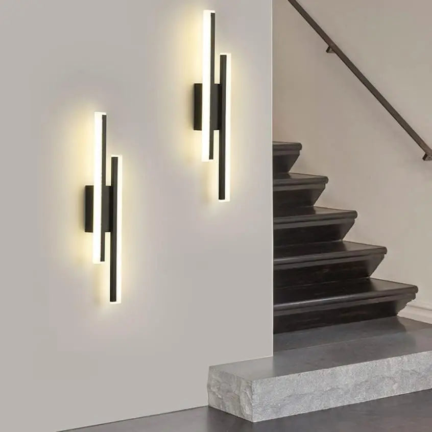 LED Wall Lamp - Modern Iron Design for Bedroom & Living Room | LUMORA