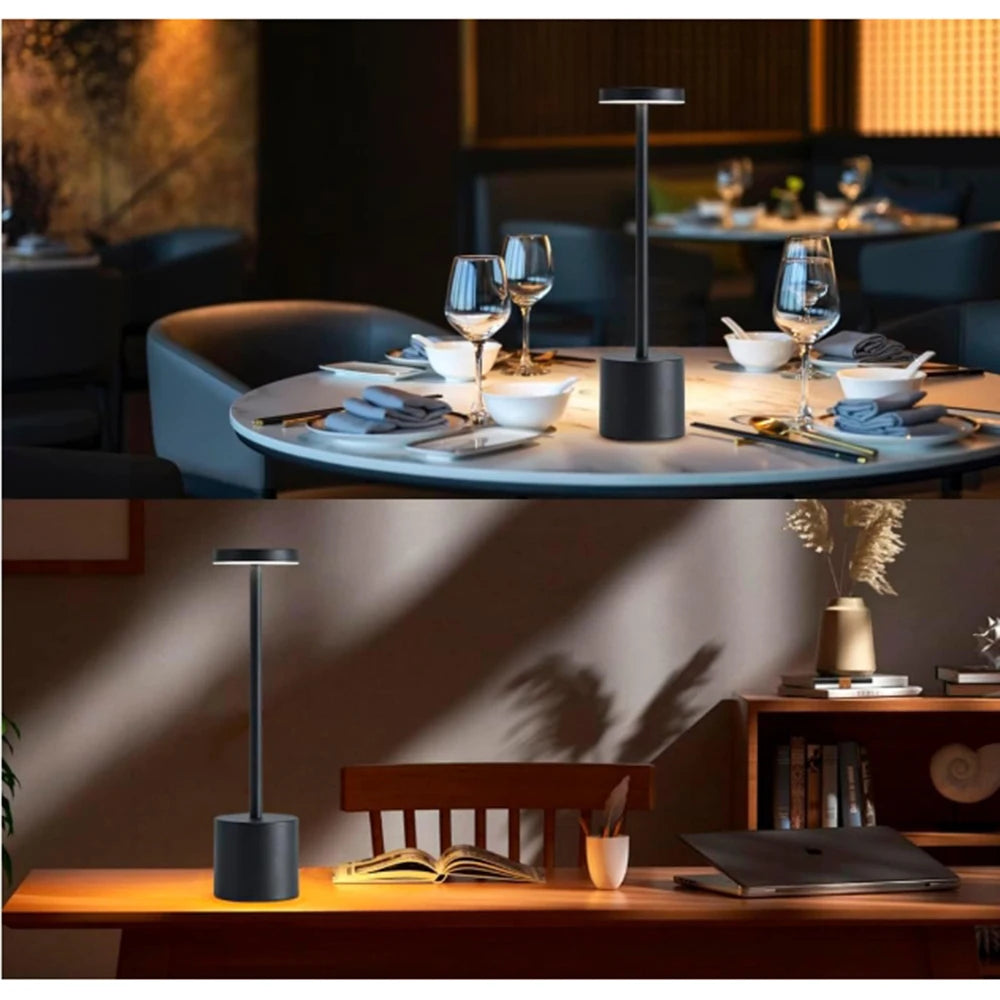 Minimalist LED Table Lamp - Gold Finish | LUMORA