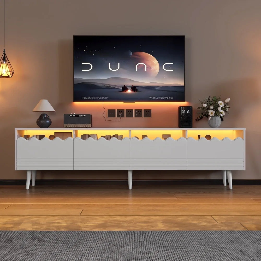 TV Bench with LED Lighing