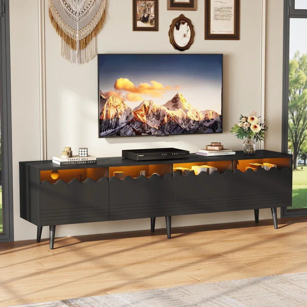 TV Bench with LED Lighing