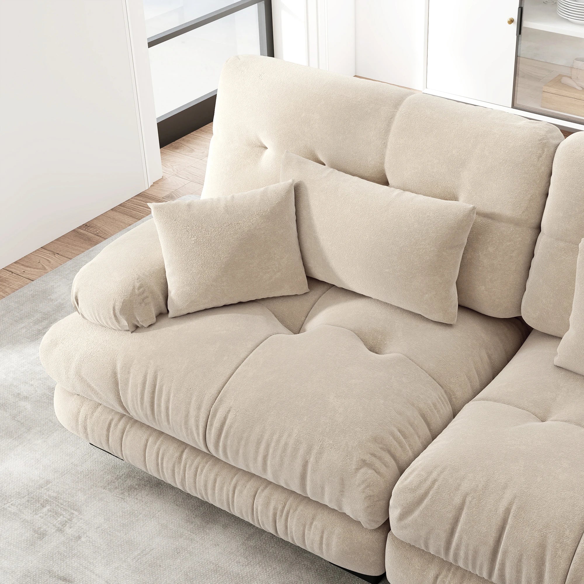Luxurious Modular Corner Sofa - Premium Living Room Furniture | LUMORA