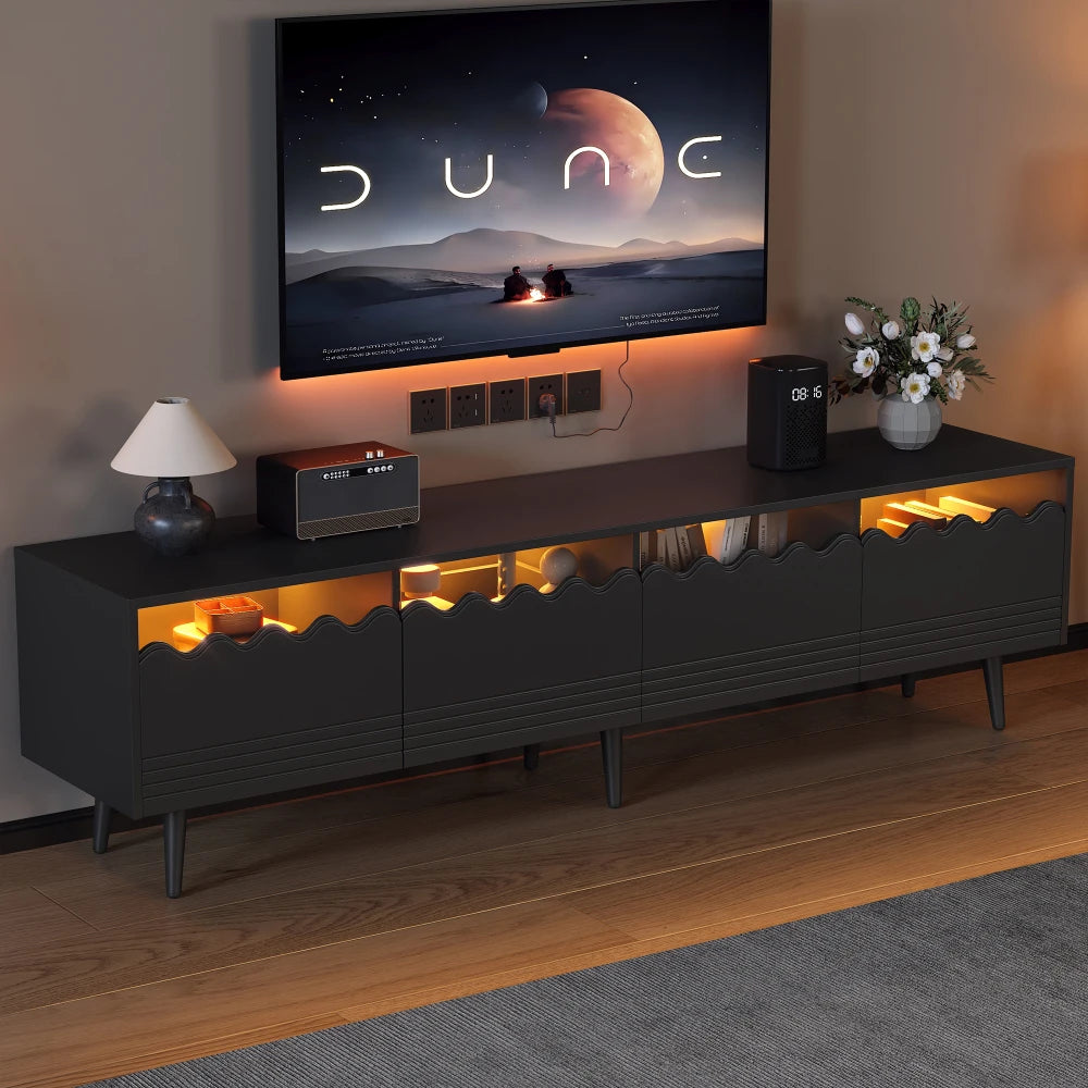 TV Bench with LED Lighing