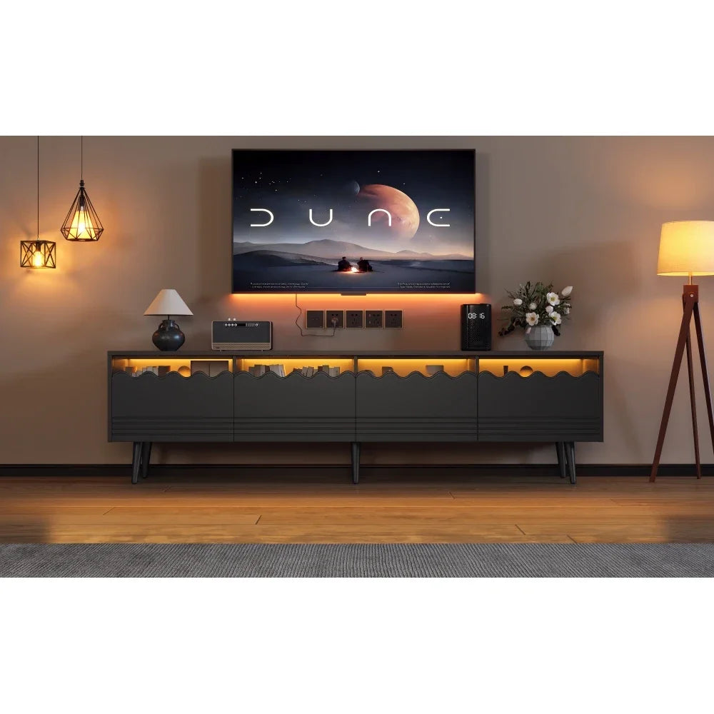 TV Bench with LED Lighing