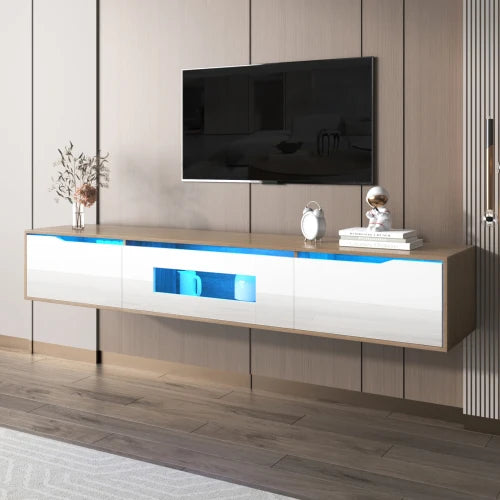 TV Bench with LED Lighting