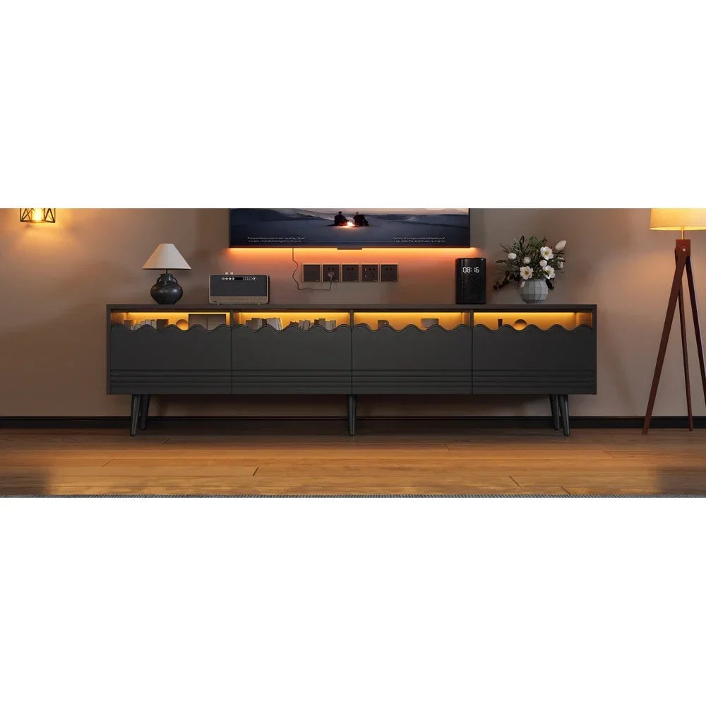 TV Bench with LED Lighing
