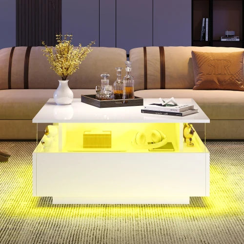 Modern Table with LED Lighting for Living room