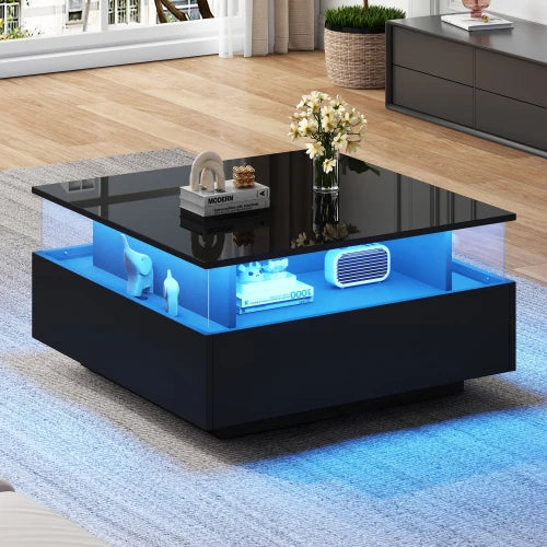 Modern Table with LED Lighting for Living room