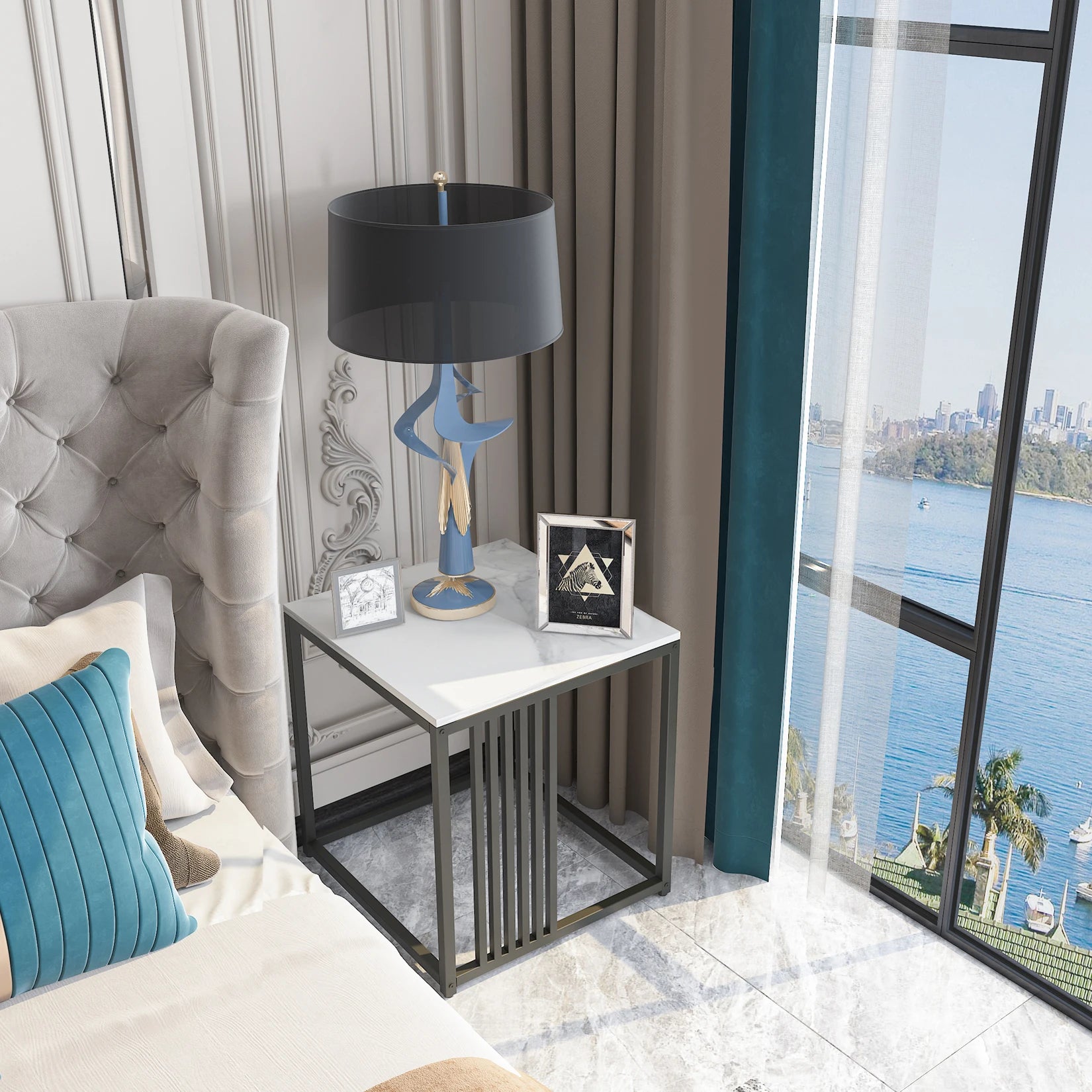 Solid Marble Sidetable