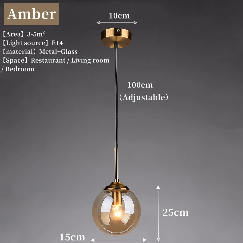 Modern Luxury Metal Chandelier Lamp