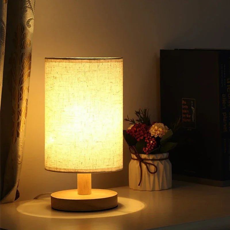 LED Bedside Table Lamp - Compact Atmosphere Lighting | LUMORA