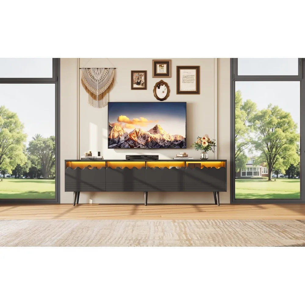 TV Bench with LED Lighing