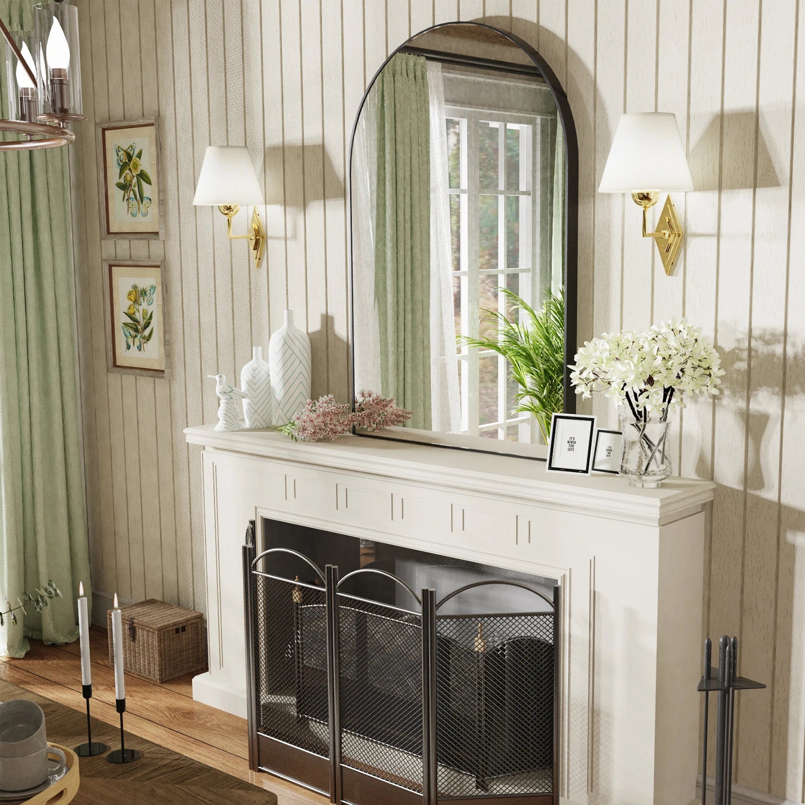 Premium Minimalist Bathroom Mirror - 38" Aluminum | LUMORA