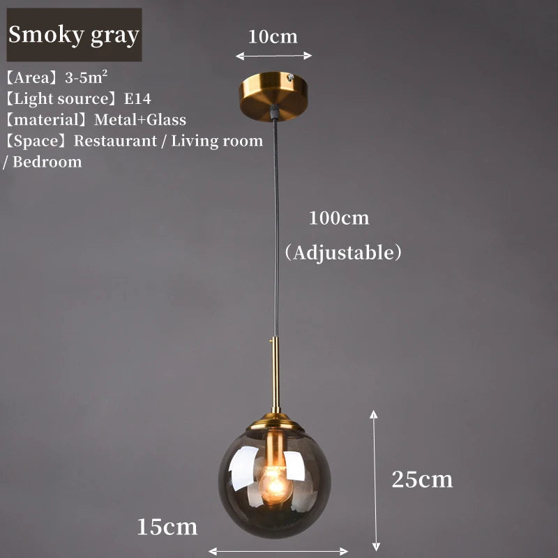 Modern Luxury Metal Chandelier Lamp