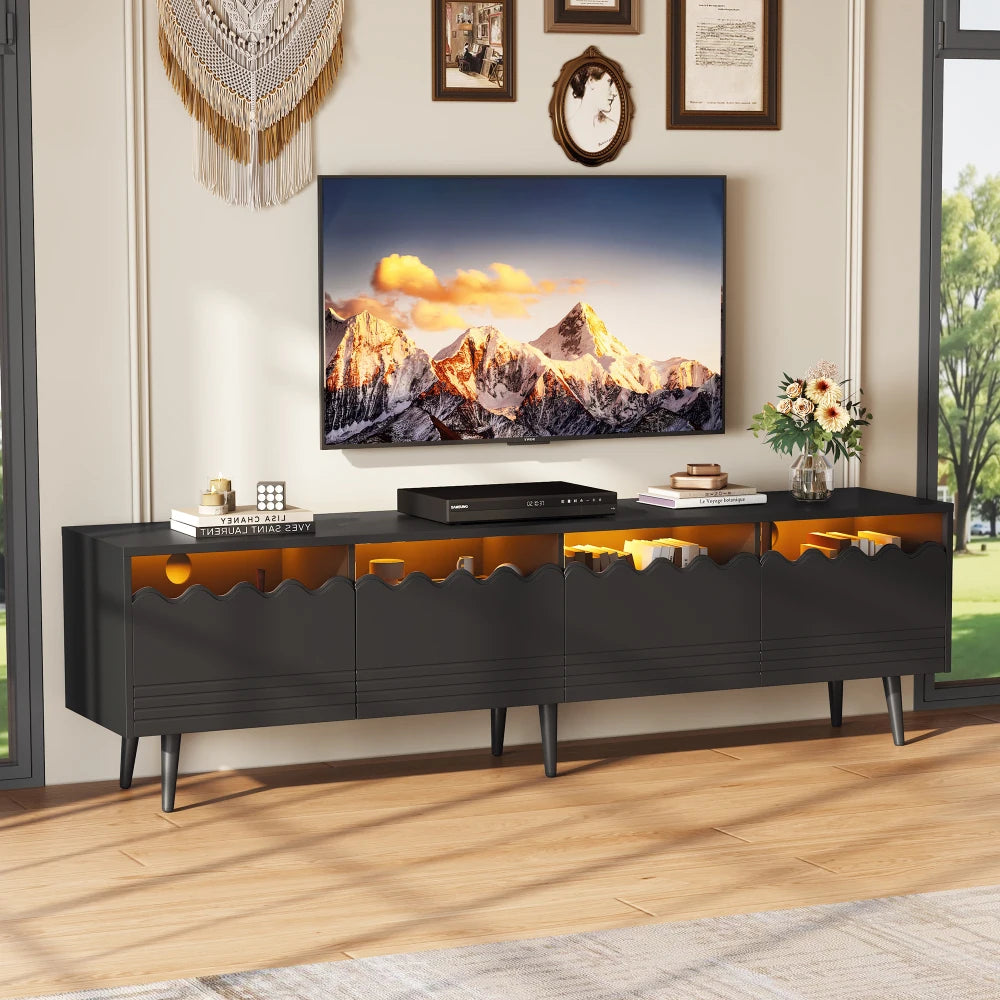 TV Bench with LED Lighing