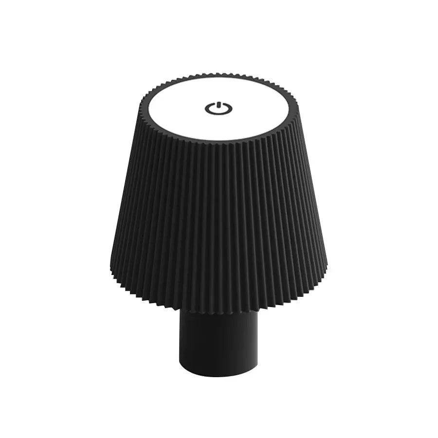 Minimalist LED Table Lamp with Touch Control - Black & White | LUMORA