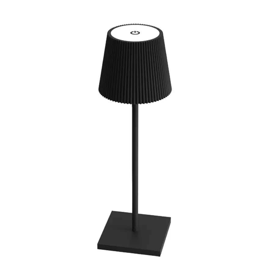 Minimalist LED Table Lamp with Touch Control - Black & White | LUMORA