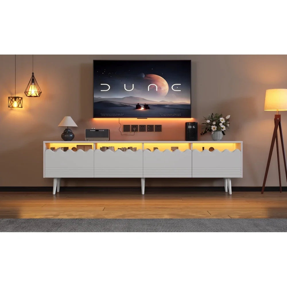 TV Bench with LED Lighing