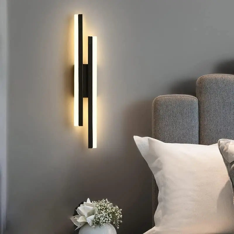 LED Wall Lamp - Modern Iron Design for Bedroom & Living Room | LUMORA