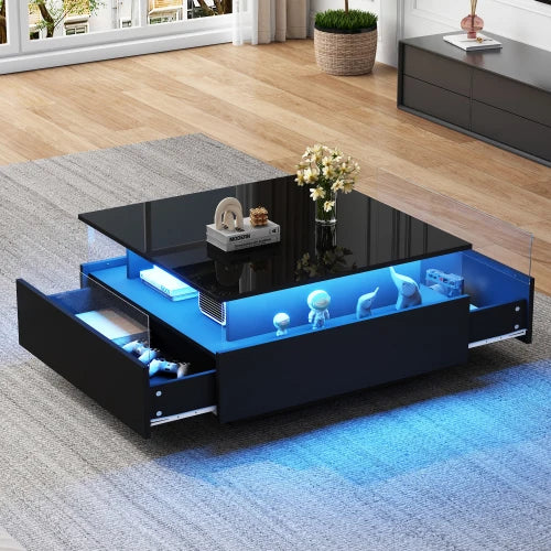 Modern Table with LED Lighting for Living room