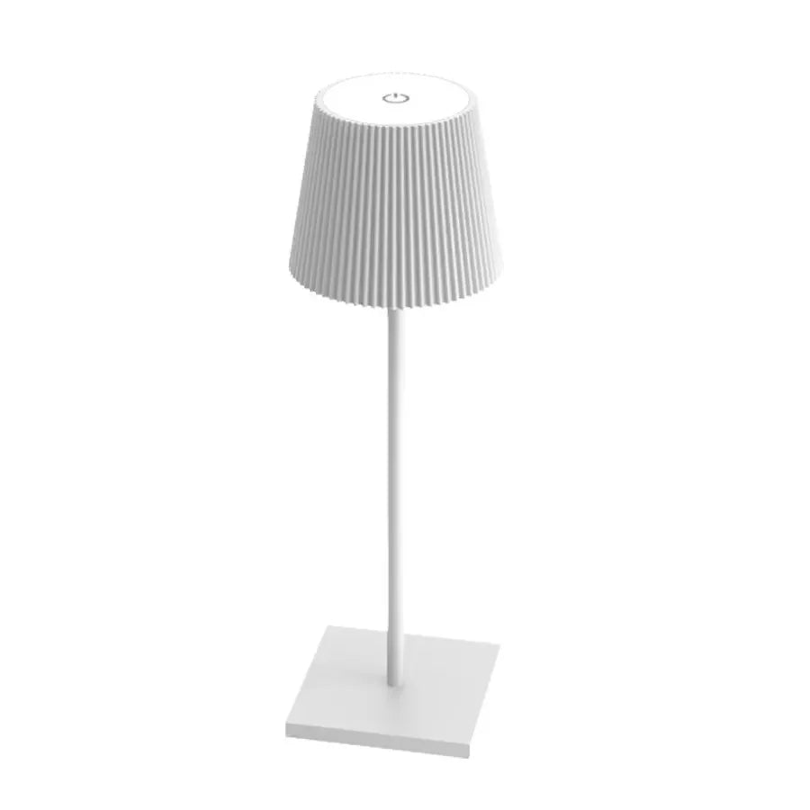 Minimalist LED Table Lamp with Touch Control - Black & White | LUMORA
