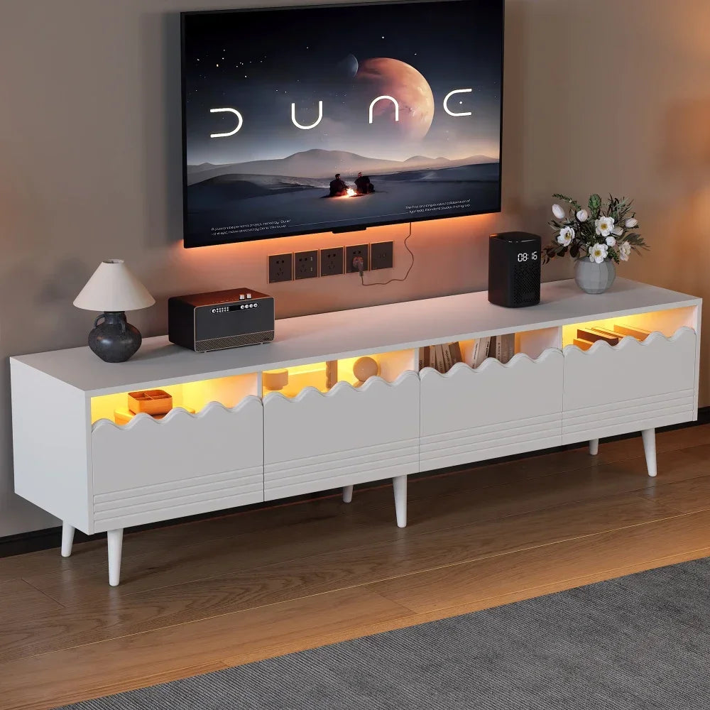 TV Bench with LED Lighing