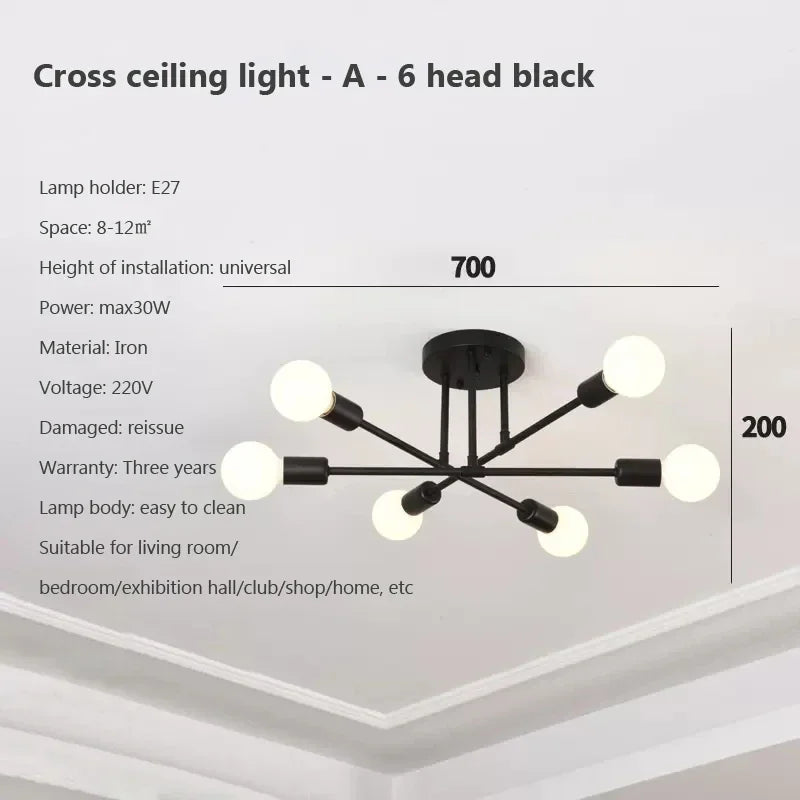 LED Ceiling Chandelier - Minimalist Design
