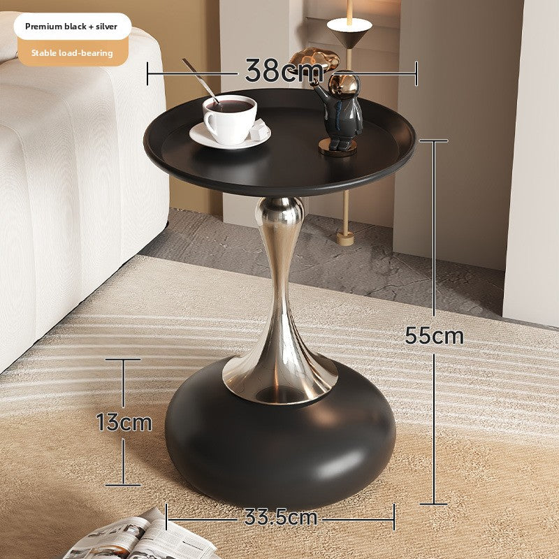 Compact Iron Balcony Table