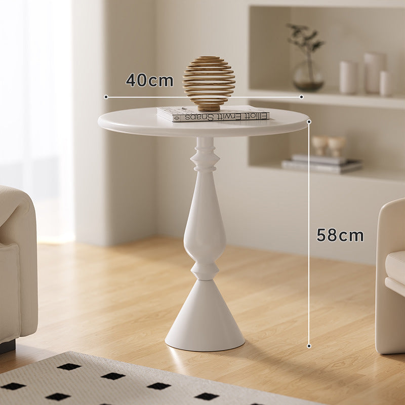 Compact Iron Balcony Table